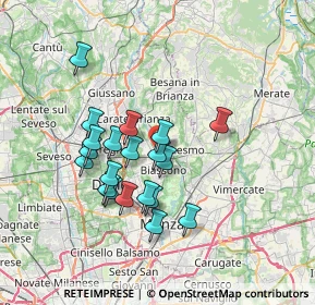 Mappa Sovico, 20845 Sovico MB, Italia (6.085)