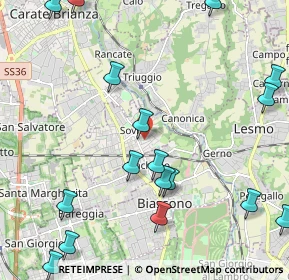 Mappa Sovico, 20845 Sovico MB, Italia (2.81059)