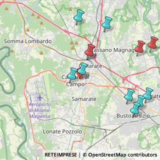 Mappa Via Arno, 21010 Cardano Al Campo VA, Italia (5.76867)
