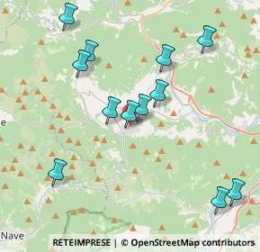 Mappa Via Vallesabbia, 25076 Odolo BS, Italia (4.15667)