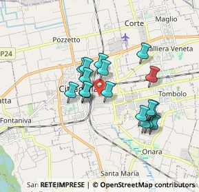 Mappa Via Sanmartinara, 35013 Cittadella PD, Italia (1.42353)