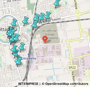 Mappa Via Sanmartinara, 35013 Cittadella PD, Italia (0.679)