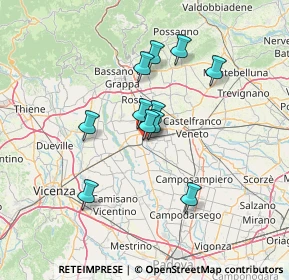 Mappa Via Sanmartinara, 35013 Cittadella PD, Italia (10.79545)