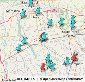 Mappa Via Sanmartinara, 35013 Cittadella PD, Italia (9.781)