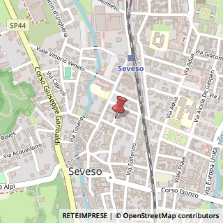 Mappa Via Nicolò Tommaseo, 4, 20822 Seveso, Monza e Brianza (Lombardia)