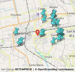 Mappa Corso Noblesville, 35013 Cittadella PD, Italia (1.936)