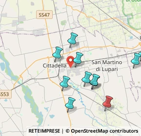 Mappa Corso Noblesville, 35013 Cittadella PD, Italia (4.27583)