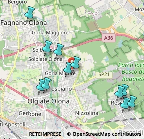 Mappa Via Masolino da Panicale, 21055 Gorla Minore VA, Italia (2.22909)