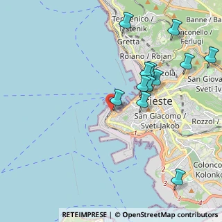 Mappa Stazione Trieste Campo Marzio, 34123 Trieste TS, Italia (2.21583)
