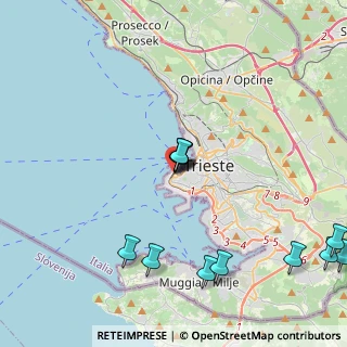 Mappa Stazione Trieste Campo Marzio, 34123 Trieste TS, Italia (5.11154)