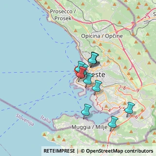 Mappa Stazione Trieste Campo Marzio, 34123 Trieste TS, Italia (2.60545)