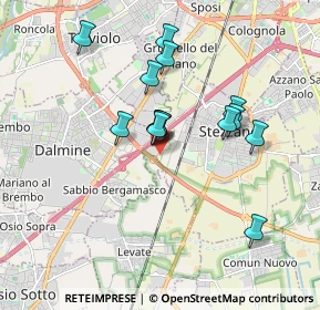 Mappa Via Guzzanica, 24044 Stezzano BG, Italia (1.52214)