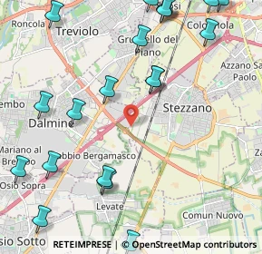 Mappa Via Guzzanica, 24044 Stezzano BG, Italia (2.859)