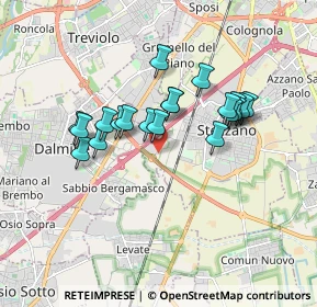 Mappa Via Guzzanica, 24044 Stezzano BG, Italia (1.4675)