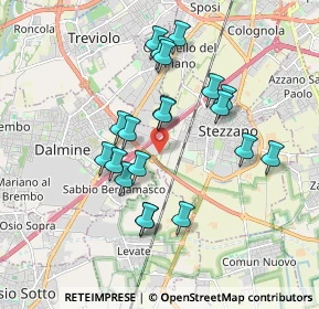 Mappa Via Guzzanica, 24044 Stezzano BG, Italia (1.6285)