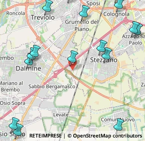 Mappa 24044 Stezzano BG, Italia (3.05375)