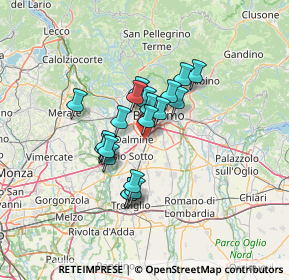 Mappa Via Guzzanica, 24044 Stezzano BG, Italia (9.637)