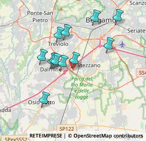 Mappa Via Guzzanica, 24044 Stezzano BG, Italia (3.28833)