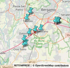 Mappa Via Guzzanica, 24044 Stezzano BG, Italia (3.56)