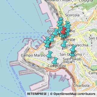 Mappa Via Giacomo Ciamician, 34123 Trieste TS, Italia (0.7235)