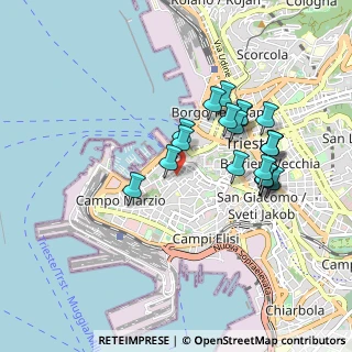 Mappa Via Giacomo Ciamician, 34123 Trieste TS, Italia (0.8335)