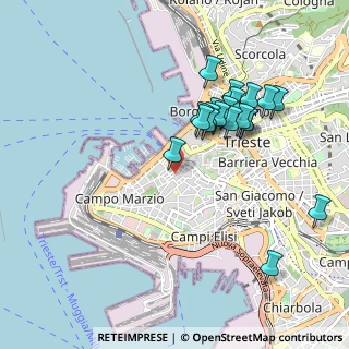 Mappa Via Giacomo Ciamician, 34123 Trieste TS, Italia (0.907)