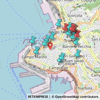 Mappa Via Giacomo Ciamician, 34123 Trieste TS, Italia (0.8935)