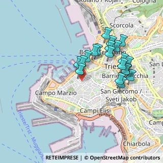 Mappa Via Giacomo Ciamician, 34123 Trieste TS, Italia (0.87)