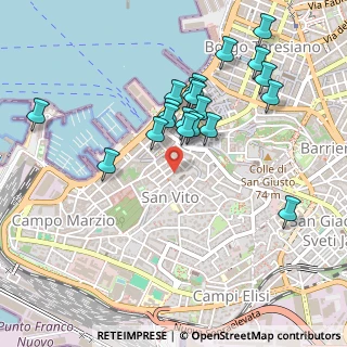 Mappa Via Giacomo Ciamician, 34123 Trieste TS, Italia (0.4605)