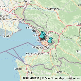 Mappa Via Giacomo Ciamician, 34123 Trieste TS, Italia (41.09)
