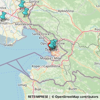 Mappa Via Giacomo Ciamician, 34123 Trieste TS, Italia (45.756)