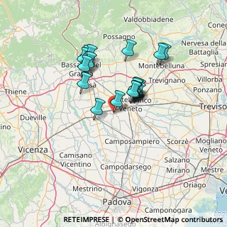 Mappa Via Leonardo da Vinci, 35018 San Martino di Lupari PD, Italia (10.91)