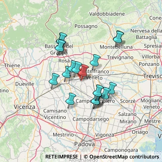 Mappa Via G. Leopardi, 35018 San Martino di Lupari PD, Italia (11.857)