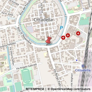 Mappa Riva IV Novembre, 1, 35013 Cittadella, Padova (Veneto)