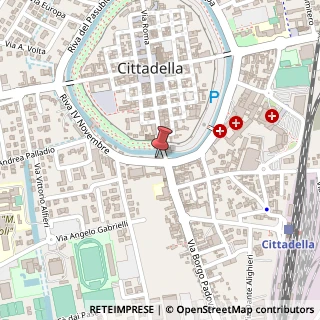 Mappa Riva IV Novembre, 4, 35013 Cittadella, Padova (Veneto)