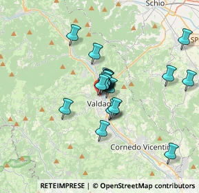 Mappa Via S. Clemente, 36078 Valdagno VI, Italia (2.492)