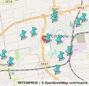 Mappa Via A.Palladio, 35013 Cittadella PD, Italia (1.16231)