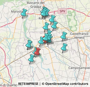 Mappa Via A.Palladio, 35013 Cittadella PD, Italia (5.71)