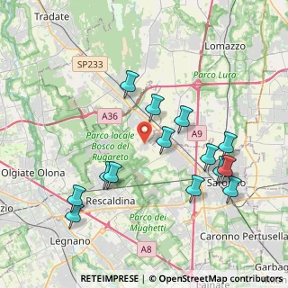 Mappa Via S. Giulio, 21040 Cislago VA, Italia (4.06286)