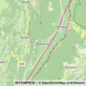 Mappa Brentino Belluno