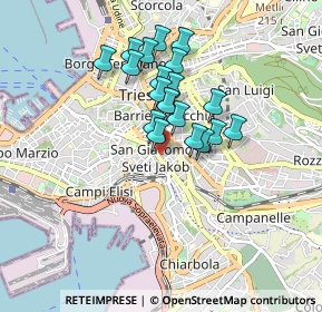 Mappa Via S. Zenone, 34137 Trieste TS, Italia (0.668)