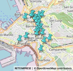 Mappa Via S. Zenone, 34137 Trieste TS, Italia (0.6275)