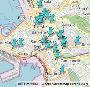 Mappa Via S. Zenone, 34137 Trieste TS, Italia (0.868)