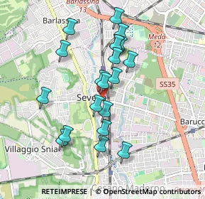 Mappa Via San Martino, 20822 Seveso MB, Italia (0.831)