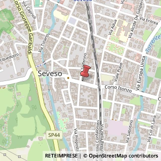 Mappa Via San Martino, 21, 20822 Seveso, Monza e Brianza (Lombardia)