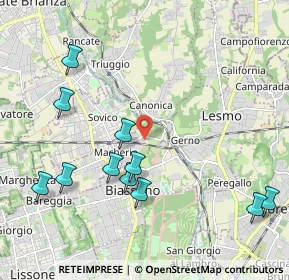 Mappa Via Pasubio, 20050 Macherio MB, Italia (2.31364)