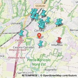 Mappa Via IV Novembre, 20866 Carnate MB, Italia (0.947)