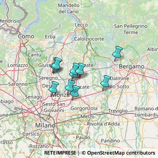 Mappa Via IV Novembre, 20866 Carnate MB, Italia (9.35)