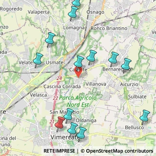 Mappa Via IV Novembre, 20866 Carnate MB, Italia (2.63769)