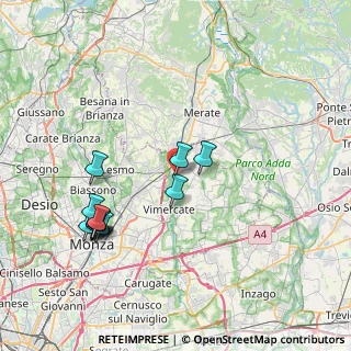 Mappa Via IV Novembre, 20866 Carnate MB, Italia (8.0775)